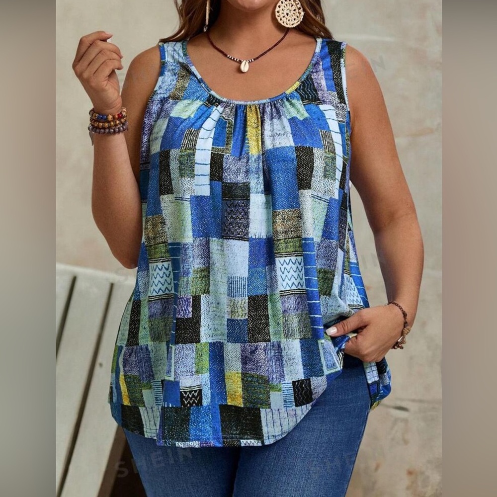 Blue Stylish summer top